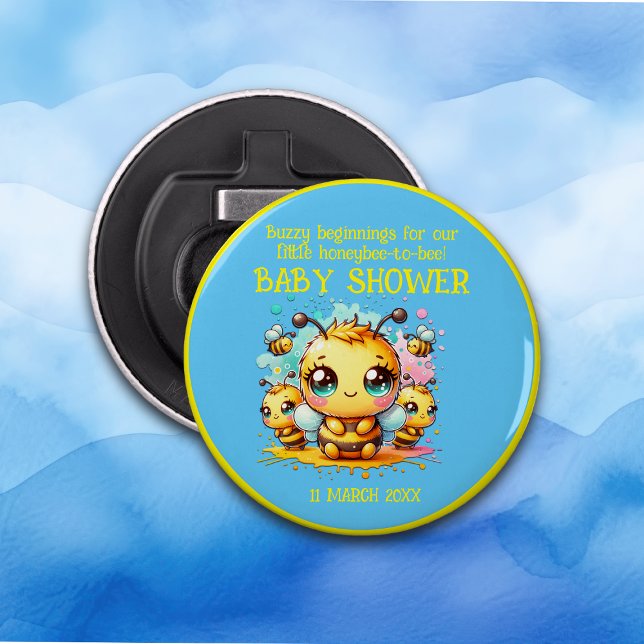 Buzzy Anfänge Honeybee-to-Bie Babydusche | Flaschenöffner (Von Creator hochgeladen)