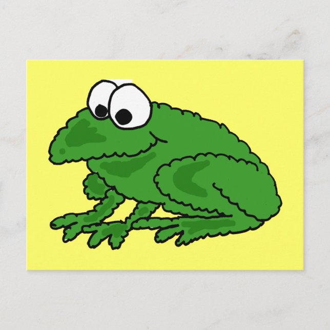 BV - Funny Frog Postcard Postkarte (Vorderseite)