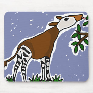 BV, Okapi-Kunst-Cartoon Mousepad
