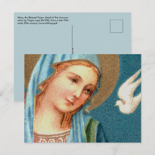BVM & Heiliger Geist aus Lippis Ankündigung (Det.) Postkarte