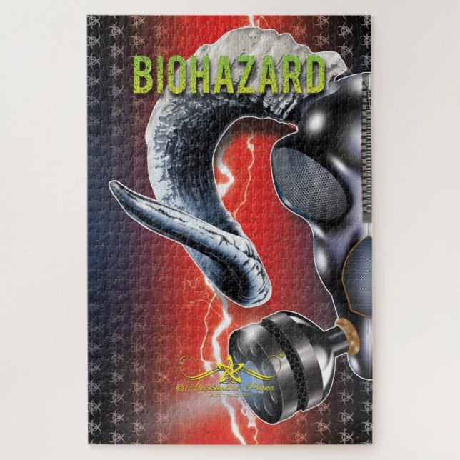 BW! BIOGEFÄHRDUNG WARNEN! TOTENKOPF (Vertikal)