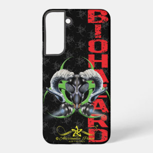 BW! BIOHAZARD-WARNUNG! TOTENKOPF SAMSUNG GALAXY HÜLLE