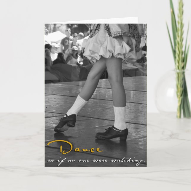 BW Danse Comme Si Personne Ne Regardait La Carte (Devant)