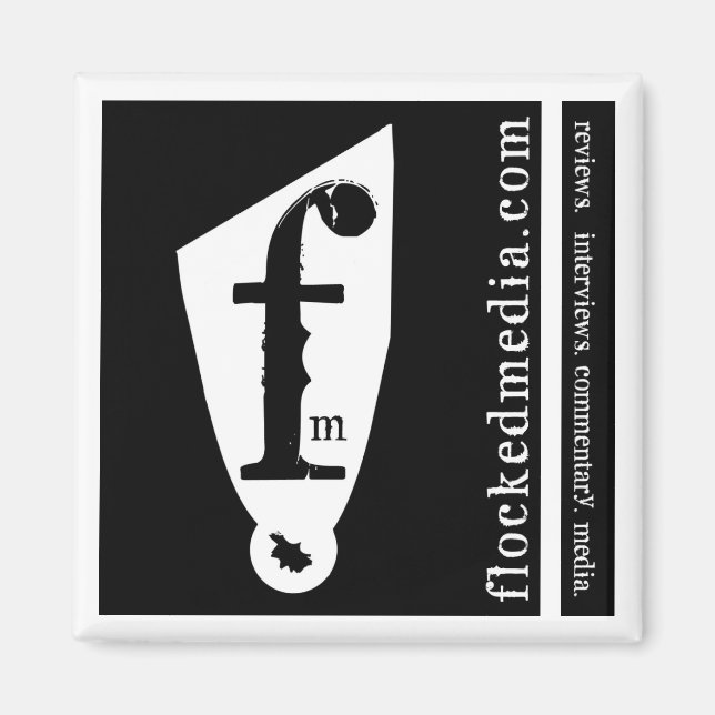 BW Flocking Ad Square Magnet (Vorne)