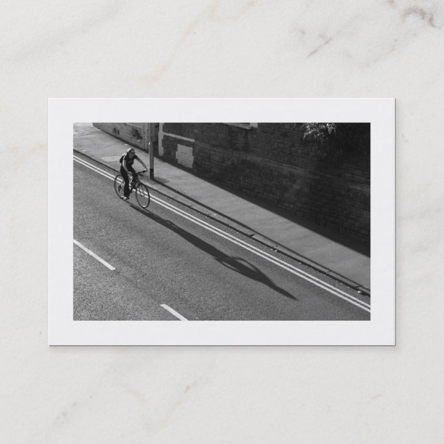 BW für den Cycling Visitenkarte (Vorderseite)