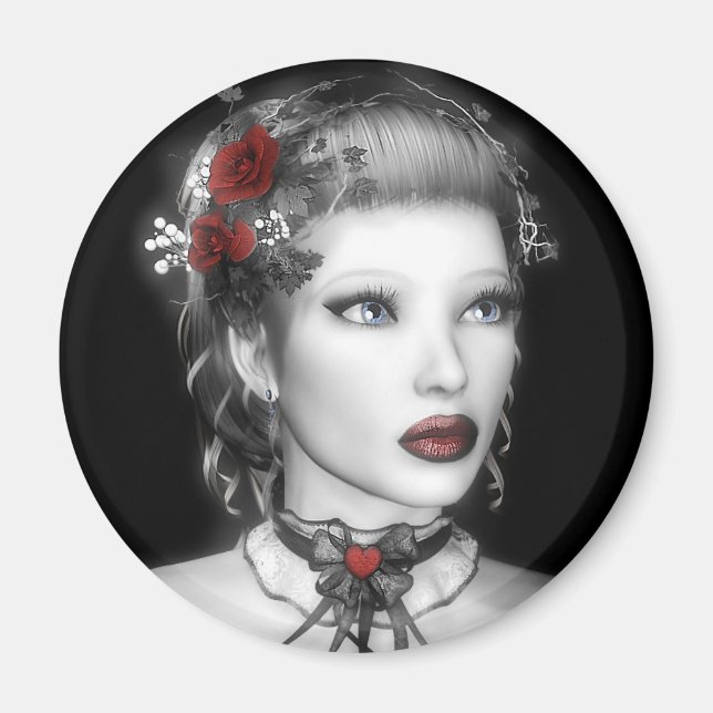 BW Portrait Magnet (Devant)