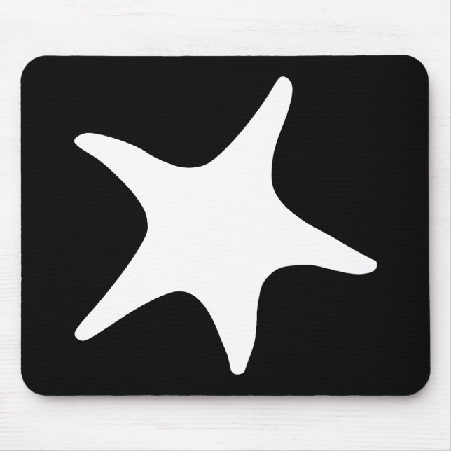 BW Seestern Mousepad (Vorne)