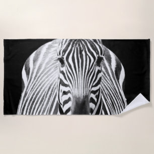 BW Zebra Strandtuch