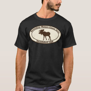 BWCA Boundary Waters Canoe Area Minnesota Elch T-Shirt