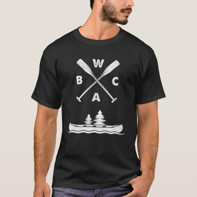 Bwca Boundary Waters Canoe T-Shirt (Vorderseite)