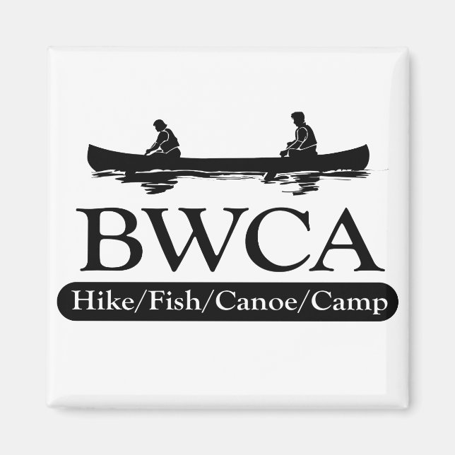 BWCA / Wanderfisch Kanuhlager Magnet (Vorne)
