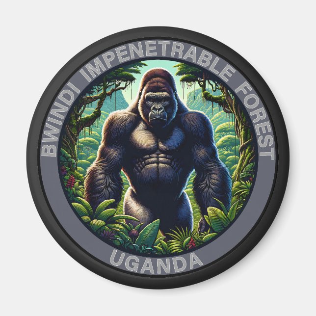 Bwindi Impenetrable Forest Uganda Magnet (Vorne)