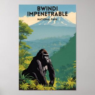 Bwindi Impenetrable Nationalpark Poster