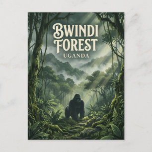 Bwindi-Wald, Kanungu, Westen Postkarte