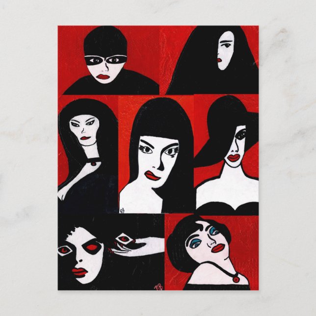 BWR Collage Postkarte (Vorderseite)