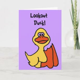 BX-Funny Duck Birthday Card Karte