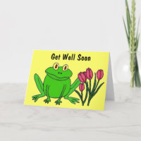 BX-Funny Frog Get Well Card