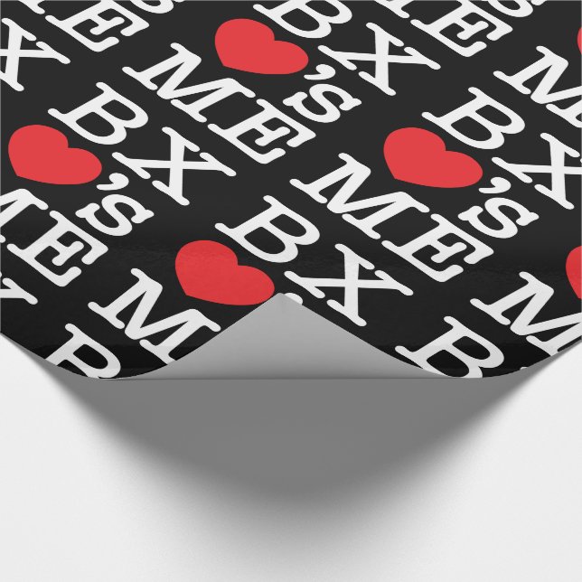 BX hat ME Geschenkpapier (Ecke)