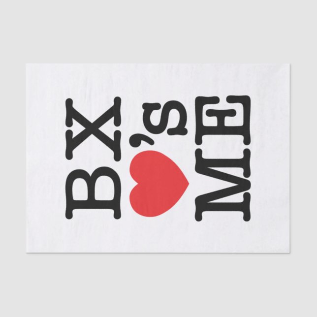 BX hat ME Seidenpapier (Vorderseite)