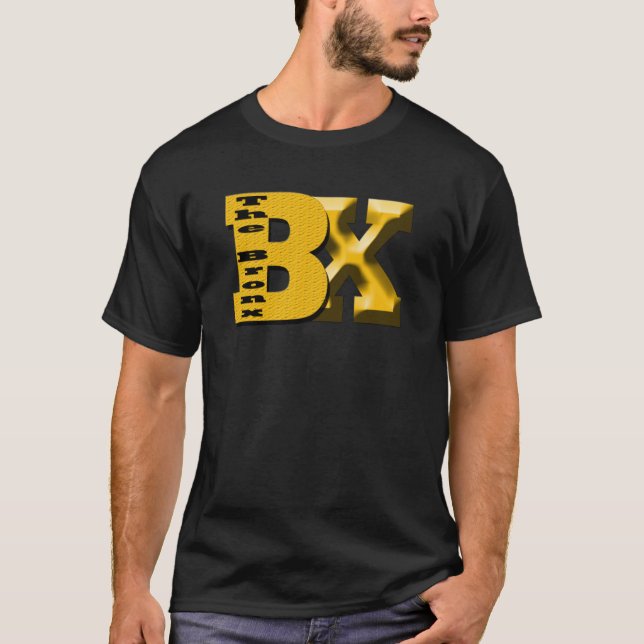 BX Le T-shirt noir Bronx (Devant)