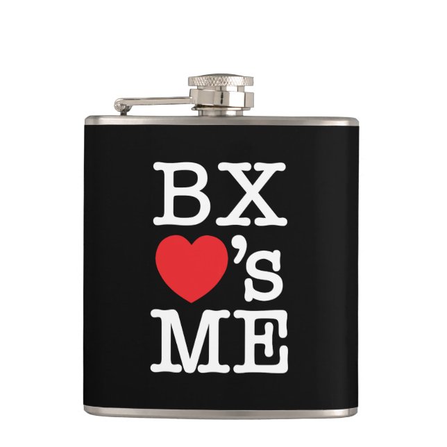 BX ❤'s MICH Flachmann (Vorderseite)