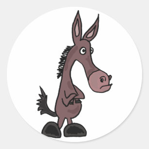 BX - Stickers Mule têtu de dessin