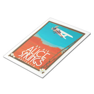 by Air - Alice Springs Australien Notizblock