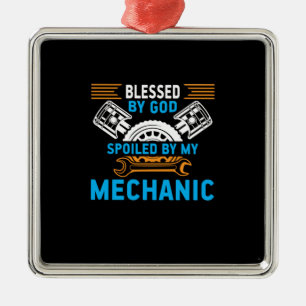 By God By Mechanic Ornament Aus Metall