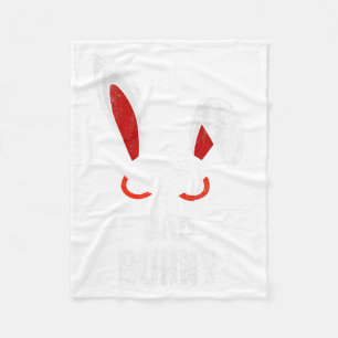 Byd Bunny Beängstigend Rabbit Cool Animal Lover Fleecedecke
