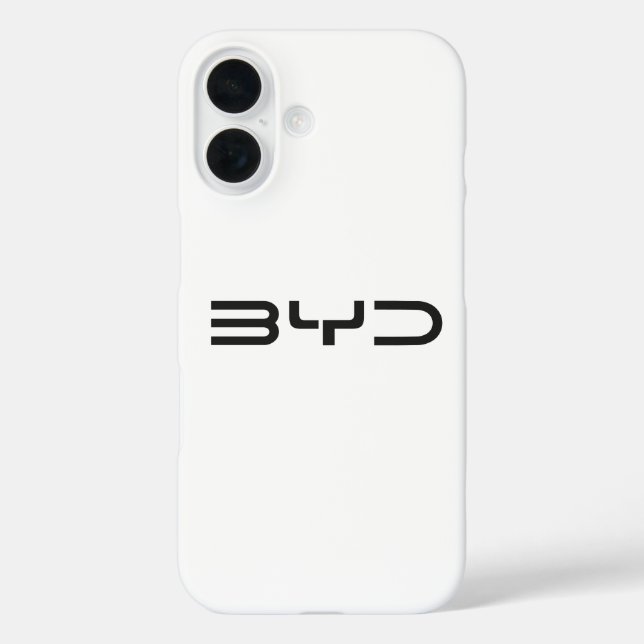 BYD-Gehäuse iPhone 16 Hülle (Rückseite)