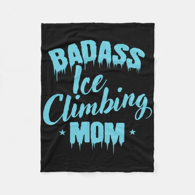 Byd Ice Climbing Mom Winter Ice Climbing  Fleecedecke (Vorderseite)