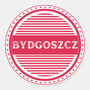 Bydgoszcz Stadt-Stolz-Emblem – Polnische Identität Runder Aufkleber