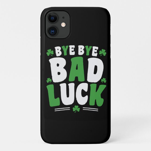 Bye Bye Bad Luck Case-Mate iPhone Hülle (Rückseite)