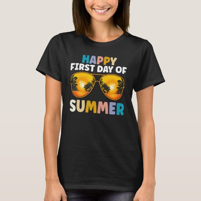 Bye Bye SCHOOL Hello Summer Last Day Of School T-Shirt (Vorderseite)