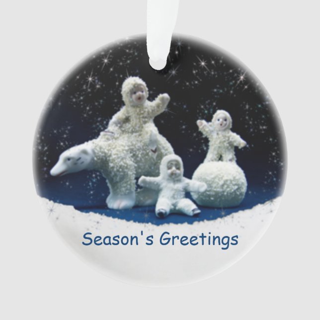 Bye Bye Snow Babies Ornament (Vorderseite)
