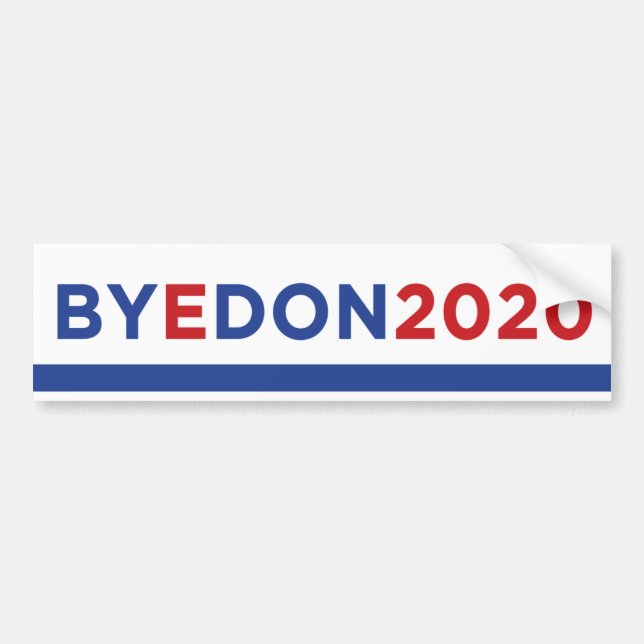 BYE DON 2020 bumper sticker (Devant)