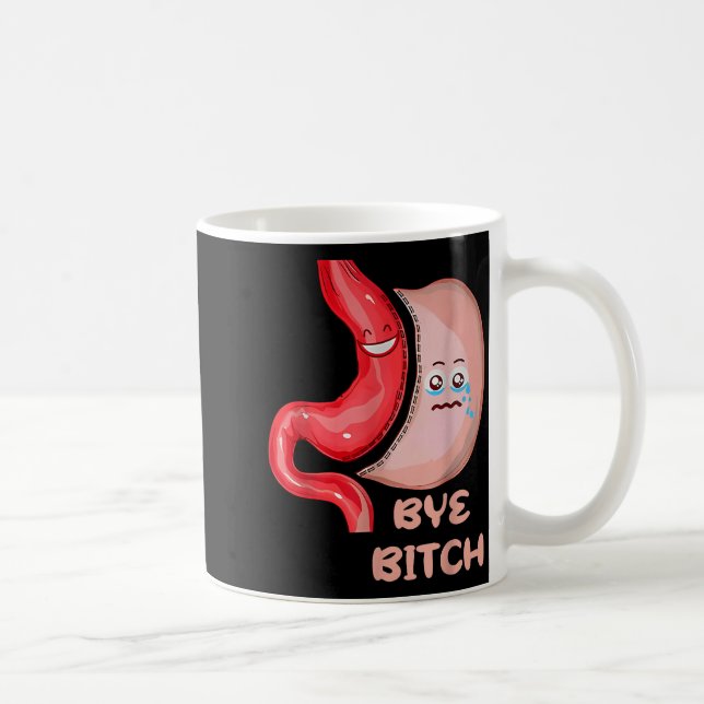 Bye Funny Gastric Sleeve Surgery Stomach  Kaffeetasse (Rechts)