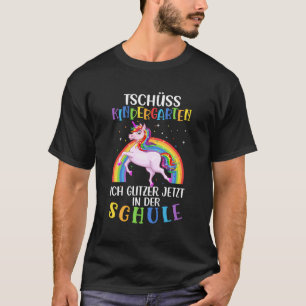 Bye Kindergarten Grundschule Unicorn Schoolc T-Shirt