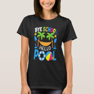 Bye School Beach Ball Hammock T-Shirt