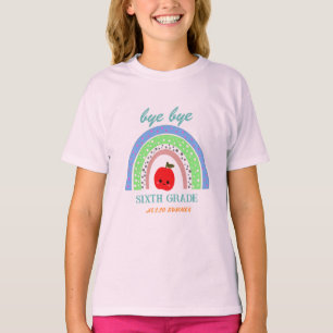 Bye Xth grade hallo Summer Teacher Break Off Duty T-Shirt