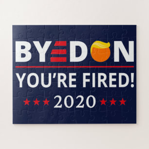 ByeDon 2020 Du bist Fired Funny Biden Harris Art I