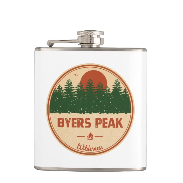 Byers Peak Wilderness Colorado Flachmann (Vorderseite)