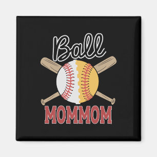 Byll Mommom Bysebyll Softbyll Spieler Team Sport  Magnet