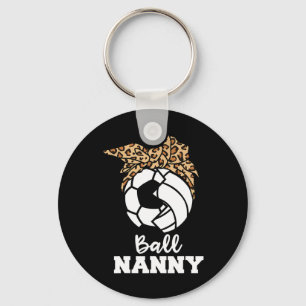 Byll Nanny Lustige Fußball-Volleyball-Nanny Schlüsselanhänger