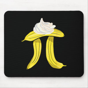 Bynana Cream Pi Symbol - Math Nerd Pie Lover Mousepad