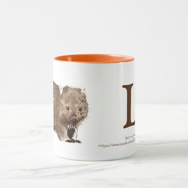 BYO Wombat (Vombatus ursinus) "L " Tasse (Zentrum)