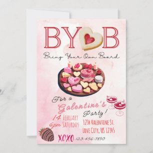 BYOB Charcuterie Board Galentine Party Einladung