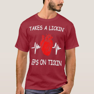 Bypass Heart Operation Geschenk nimmt ein Lickin B T-Shirt