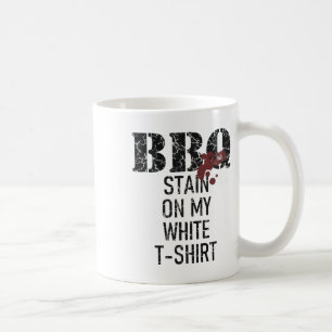 Byrbecue Stain auf meinem Weißen Kaffeetasse