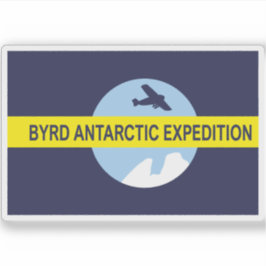 Byrds zweite Variante der antarktischen Expedition Aufkleber